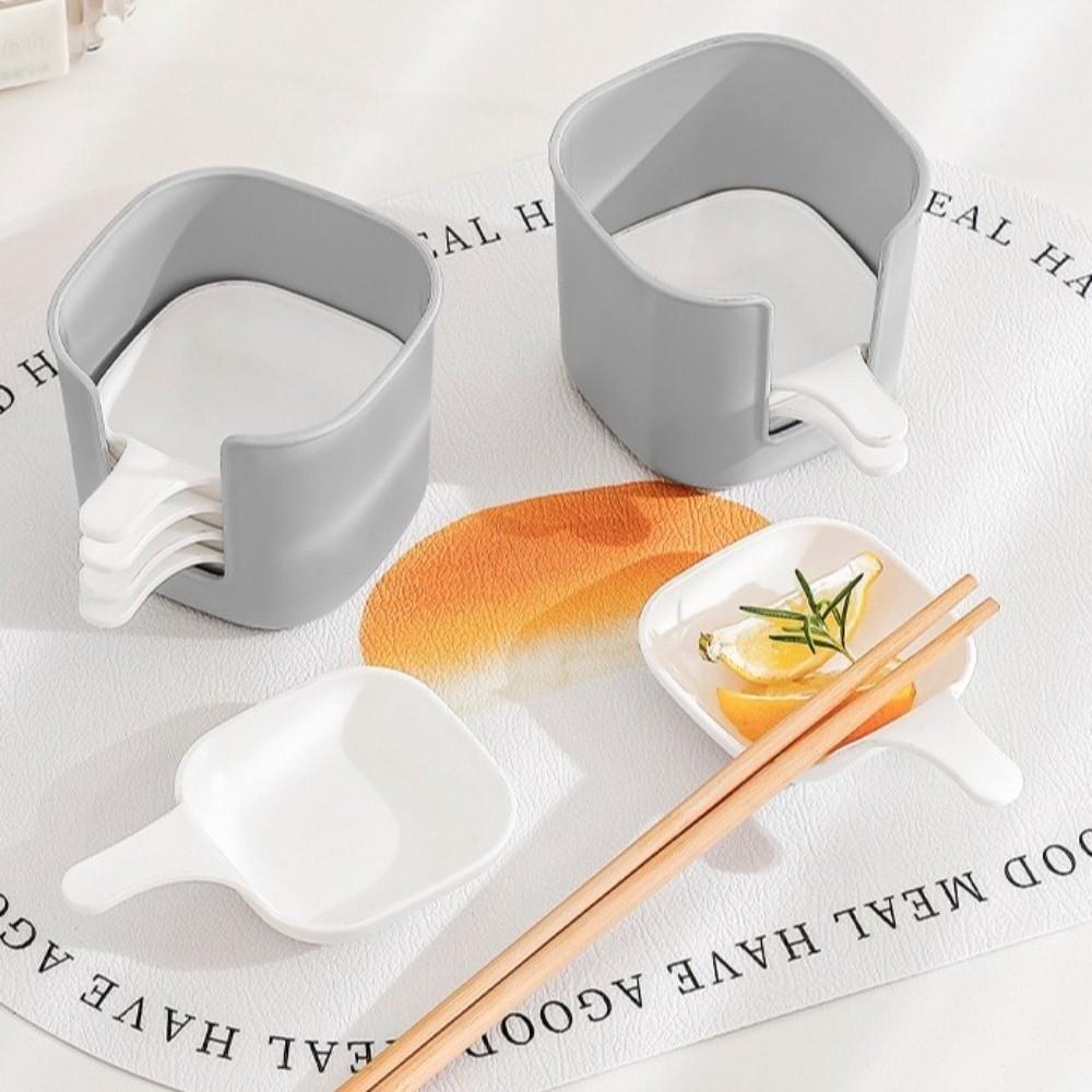 Plastic Dipping Dish Mini Size Seasoning Dish Creative Condiment Dishes Bar Kitchen