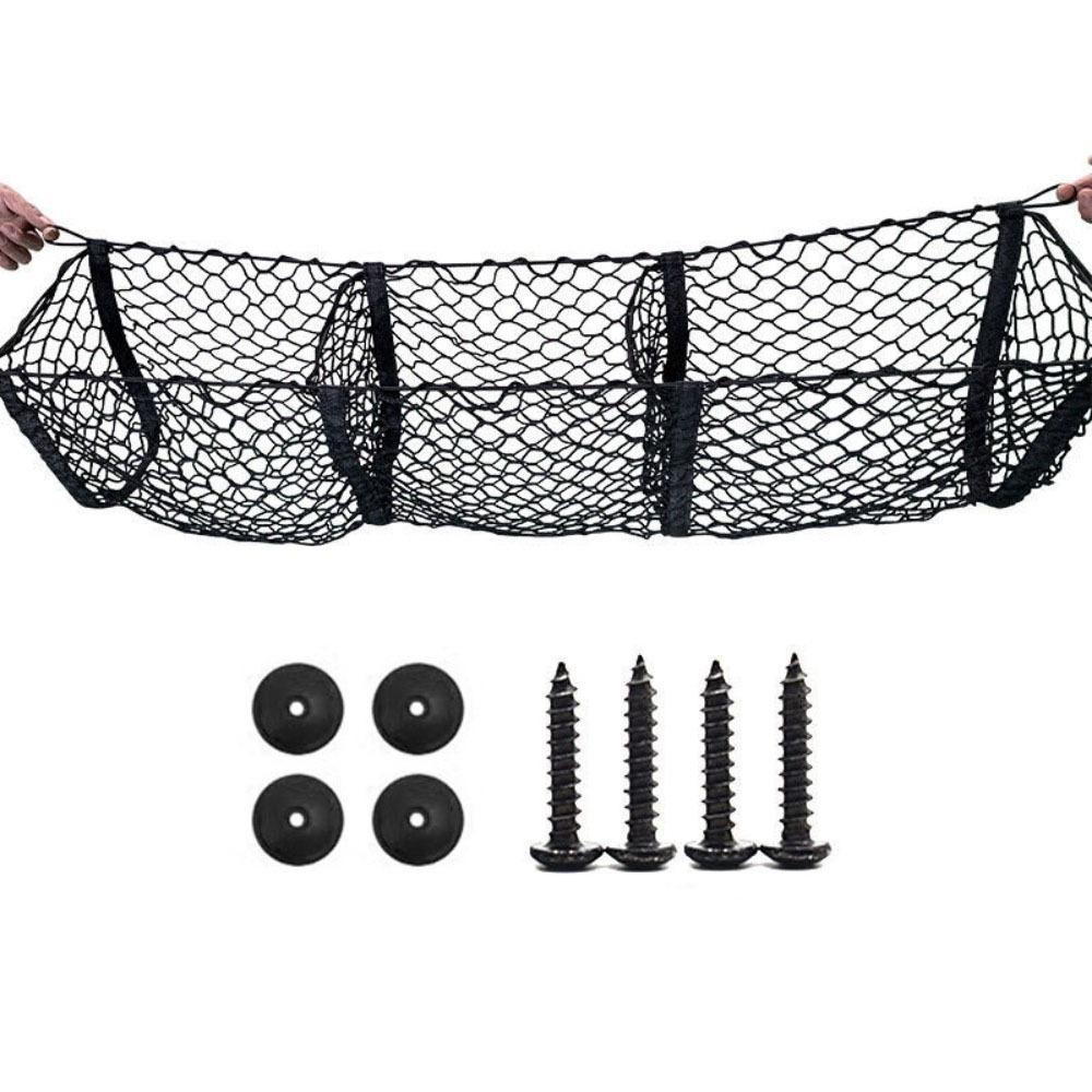 Suspension Type Luggage Nets Three Grids Car Organizer Durable Rear Truck Storage Bag  Van