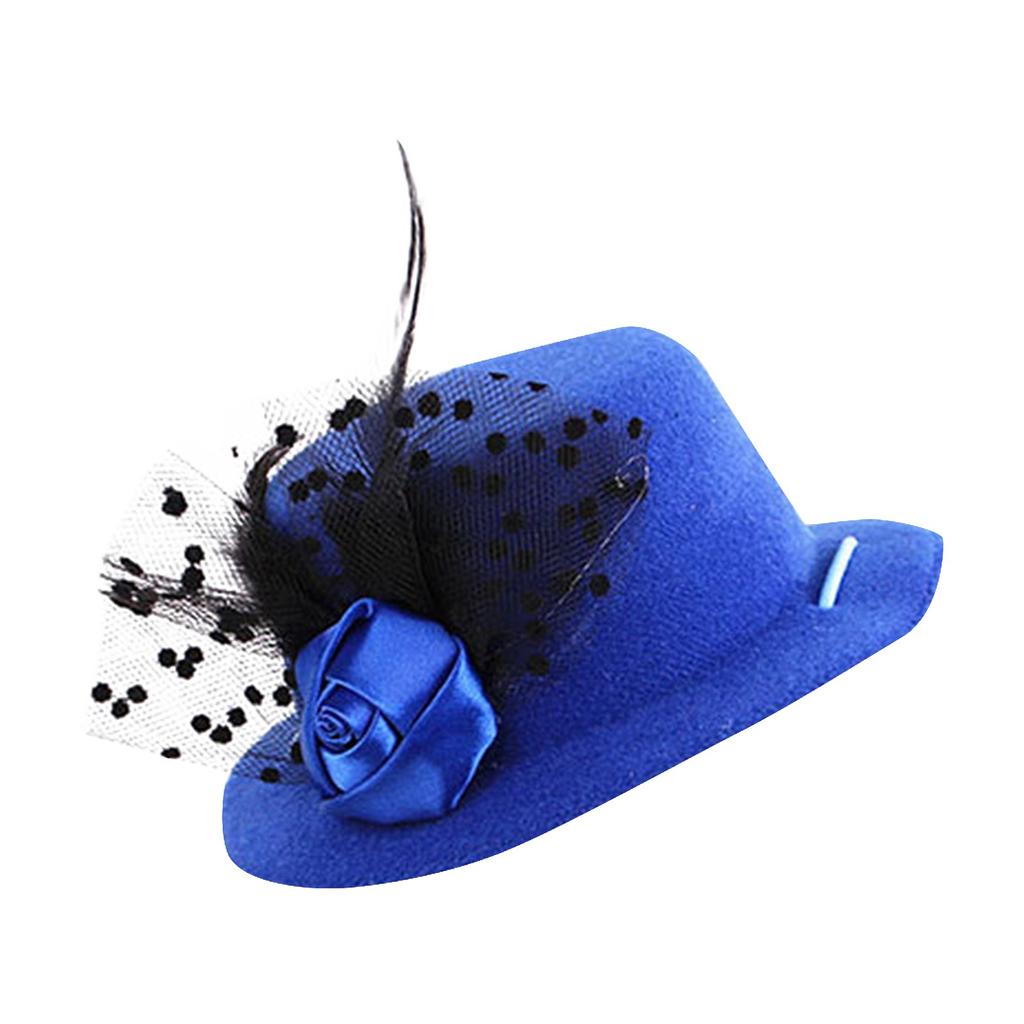 Dog Puppy Hat Headband Hat Headwear Pet Hat Fashion Decoration Top Hats Gentleman Fedora Dog Cap For Christmas Party