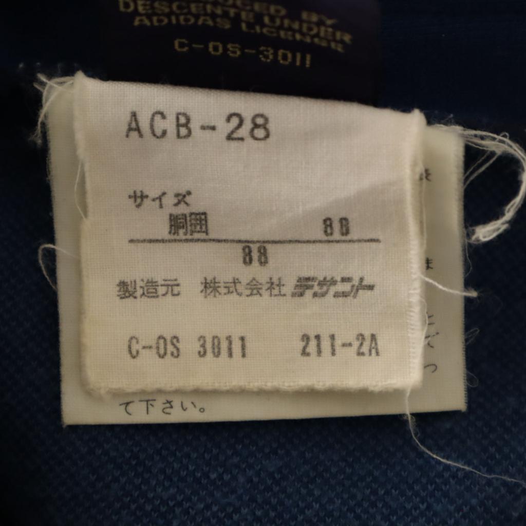 CLUBadidas 70s 80s Vintage Jersey Slacks Pants 88 Blue Navy Blue Descente Men's Used