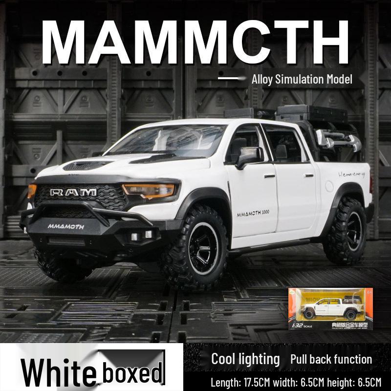 

Пикап Dodge Mammoth Литой внедорожный игрушечный автомобиль со звуком и светом