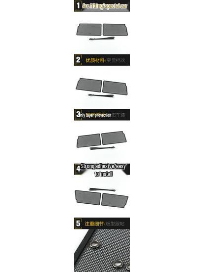 CS55 PLUS Radiator Insect Screen Mesh Cover & Decoration Sticker