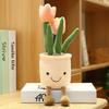 Tulip Plant Plush Toy   Creative Gift for Room Bookshelf Decor
