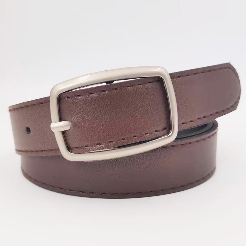 

Одежда сочетается с женским ремнем с пряжкой-булавкой Простой и универсальный Джинсы Платье Костюмные брюки Декоративный ремень 100cm