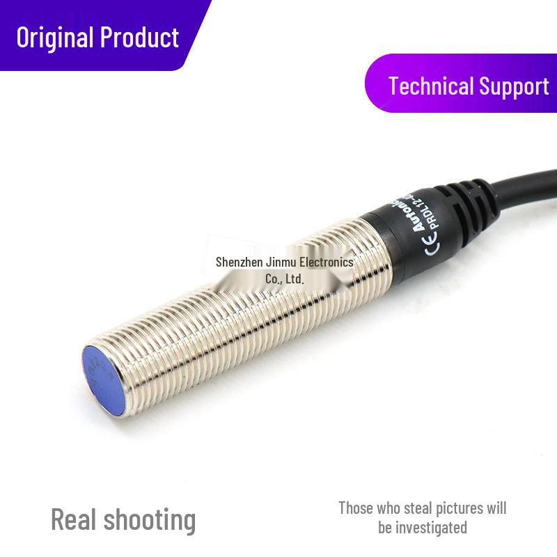 Autonics PRDL12-4DN M12 NPN NO Proximity Sensor, Three-wire DC
