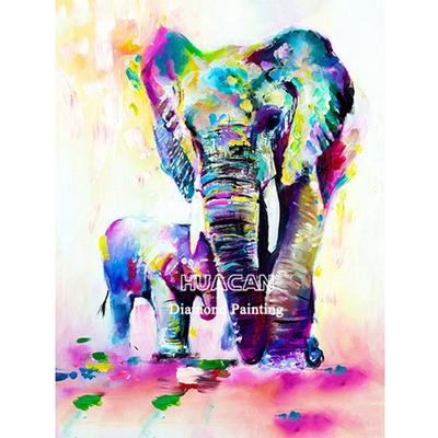 Pictura cu diamant 5D elefant complet rotund burghiu animal nou sosire broderie cu diamante cu punct de cruce