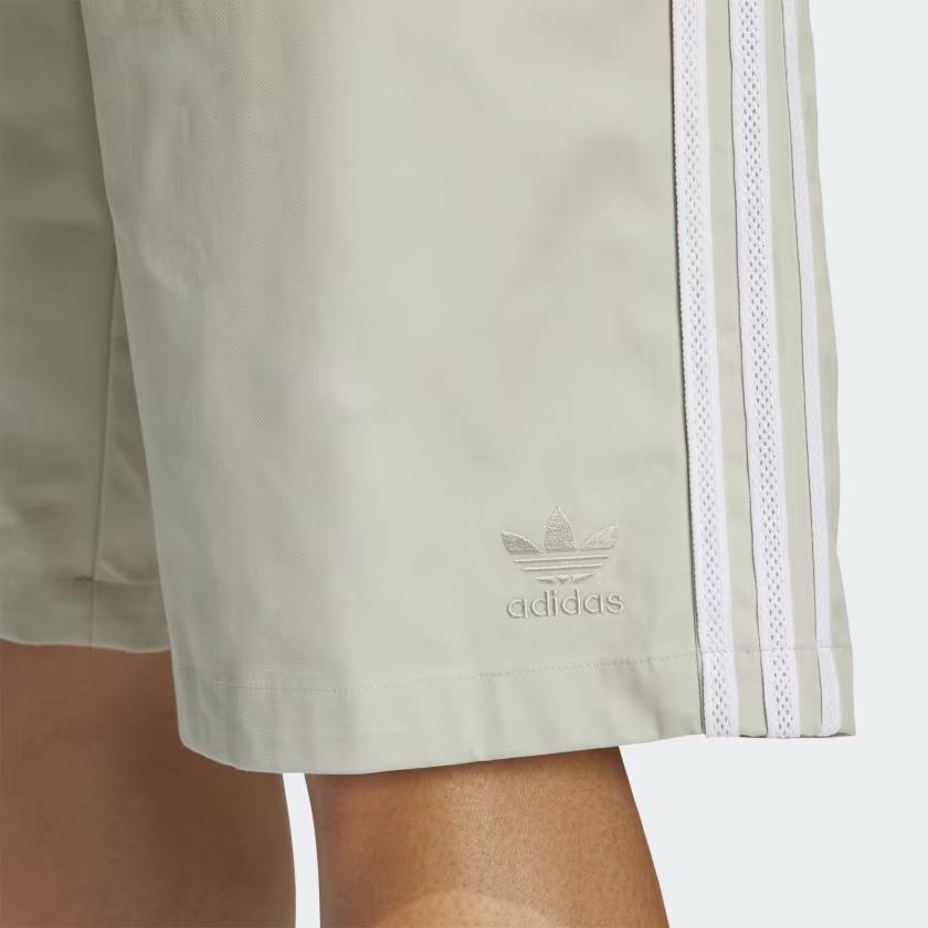 adidas Originals X Yeseyesee Collaboration FW24 BS Shorts Solid Color Comfortable Straight Leg Casual Shorts Men Shorts Putty-Gray JN5823