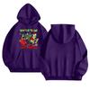 Women's Fashionable Casual Long-Sleeved Hooded Printed Sweatshirt