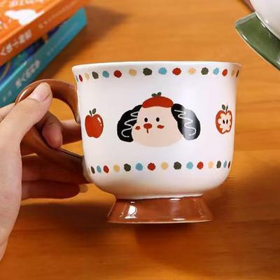 Keramiktasse Haushaltstasse Nachmittagstee-Tasse Cartoon Kinder Damen Kelch Tasse Wasserbecher Souvenir Kaffeetasse