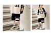 Girls' 2025 Summer Fashion Sportswear Two-Piece Set - Trendy Short-Sleeved Outfit for Big Kids