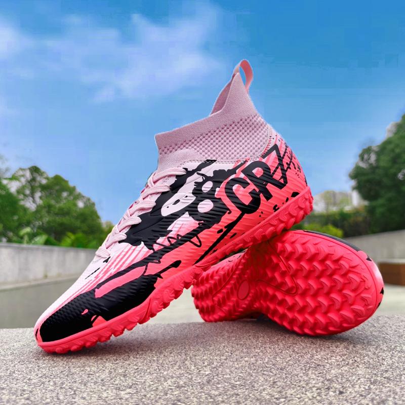 Mens Soccer Shoes Women Adults Society Football Cleats Ultralight Training Soccer Sneakers Outdoor Professional Football Boots