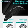 Funparts Motorcycle Front Fender Mudguard Carbon Fiber Cover For Talaria Sting MX3/4/5 Electric E-Bike Motorcycles Accessories