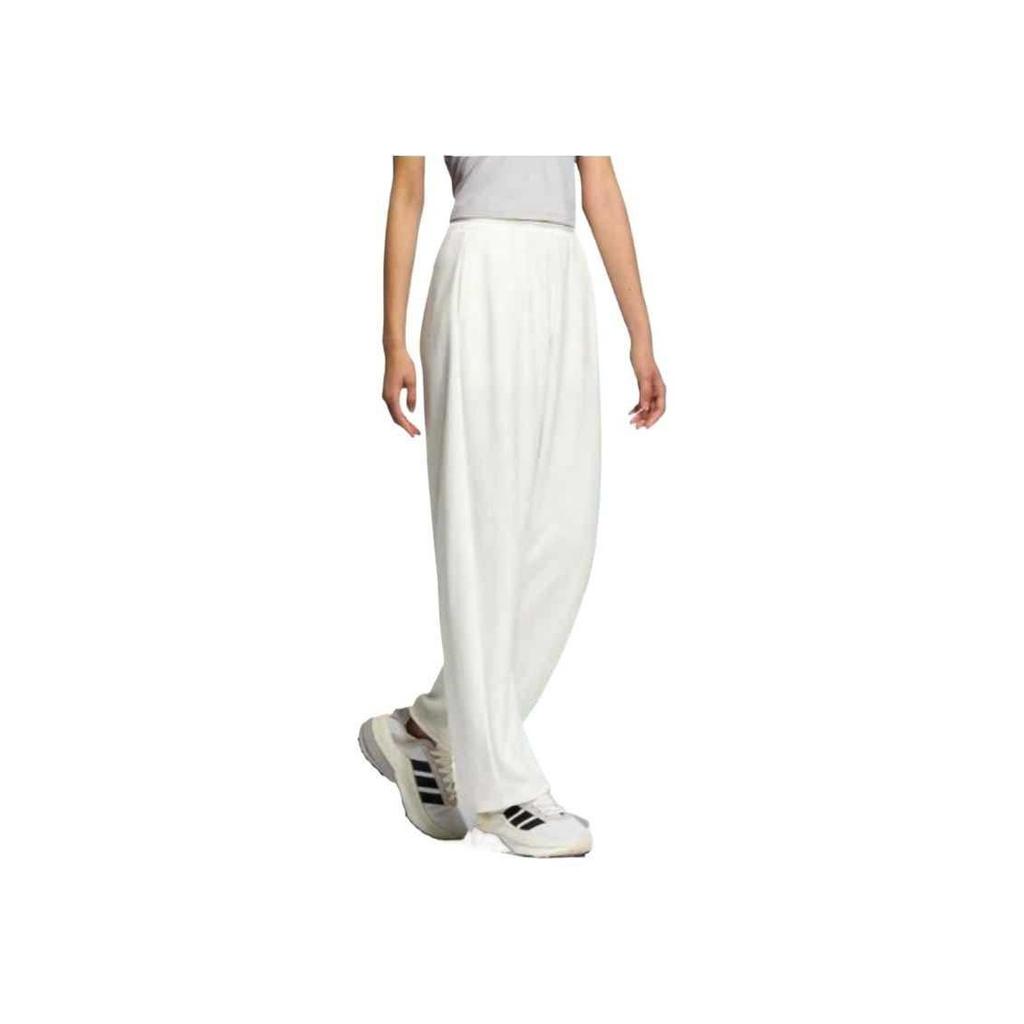 Adidas SS25 Comfortable Breathable Soft Skin-Friendly Casual Pants Women Bottoms Han-Jade-White JZ1583