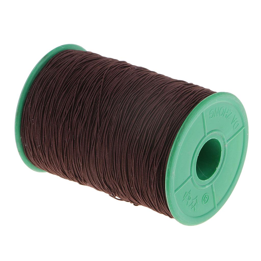 Polyester Elastic Cord Round Sewing Accessory for Jewelry Making Strong Thread for Crafting Clothes and Outdoor Equipment