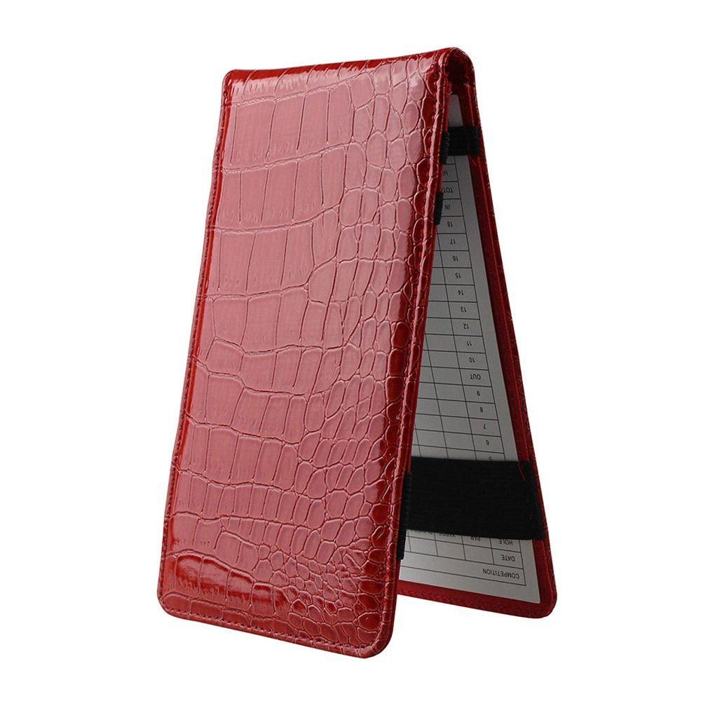 Delicate PU Leather Golf Accessories Golf Counter Golf Score Book Scoring Scorecard Holder