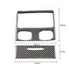 For BMW 3 Series E90 E92 2005-2012 - 3D Carbon Fiber Rear Air Outlet Storage Box Trim, Self-Adhesive Anti-Scratch Sporty