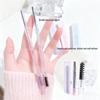 Ultra-Fine Dual-End Waterproof Eyebrow Pencil: Transparent, Long-Lasting, Sweatproof, Natural Color for Students