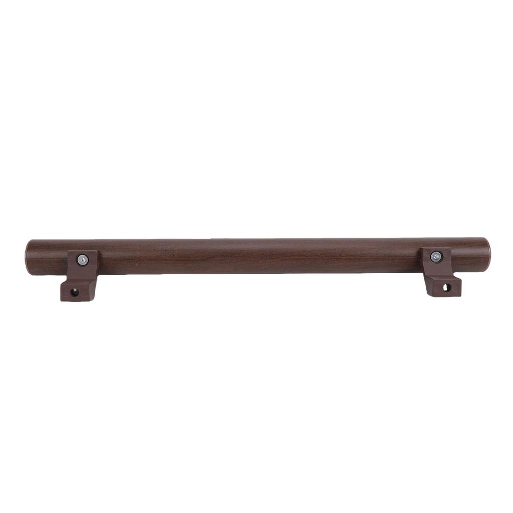 Grab   for Shower Aluminum Alloy 18.9 Inch Anti Slip   Shower Handle for Bathroom Walnut Color