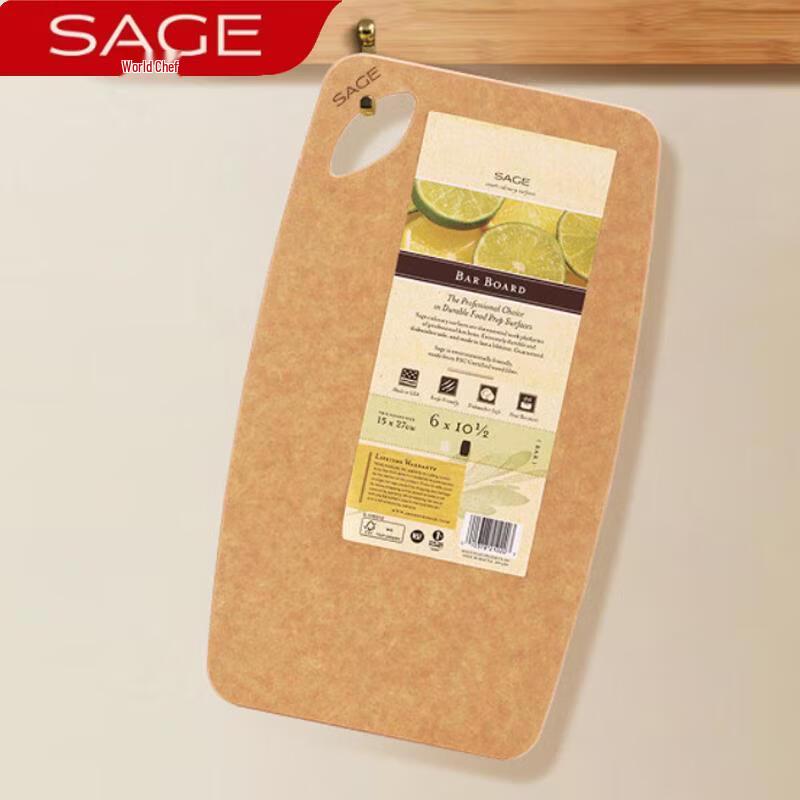 

SAGE Dishwasher Safe Double-Sided Pine Wood Cutting Board