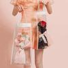 10pcs Transparent Bouquet Gift Bag Party Supplies Florist Plastic Bag New Birthday Gift Bag  Gift