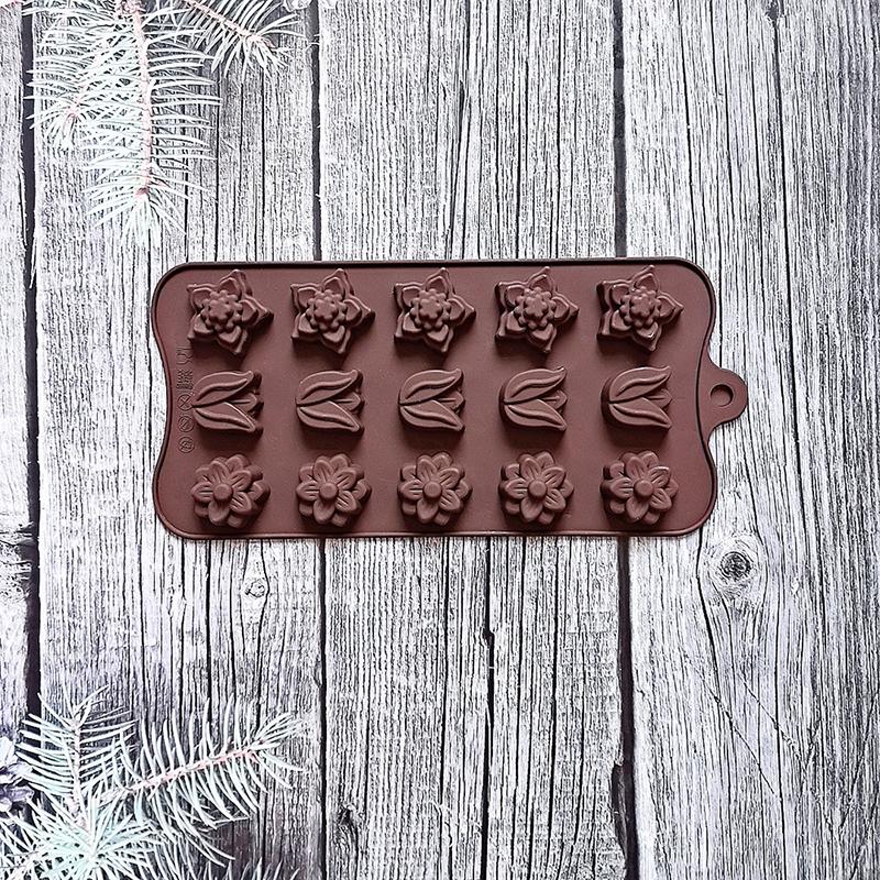 

Силиконовая форма в форме цветка, сделай сам, украшение для торта, шоколадные конфеты, мороженое, кухонный инструмент для выпечки кофейный