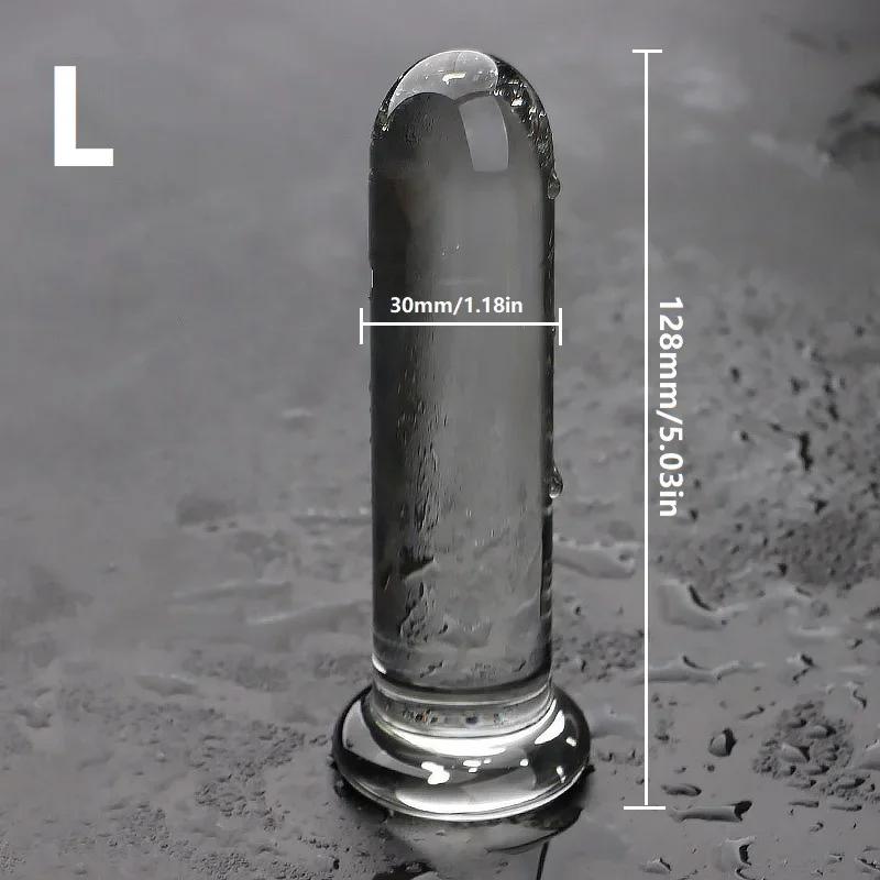 Transparent  Anal Plug Dildo Adult Sex Toys Shape Butt Plug Dildos  Anal Pleasure Sex Toys Anal Trainer For Women&Men Couple