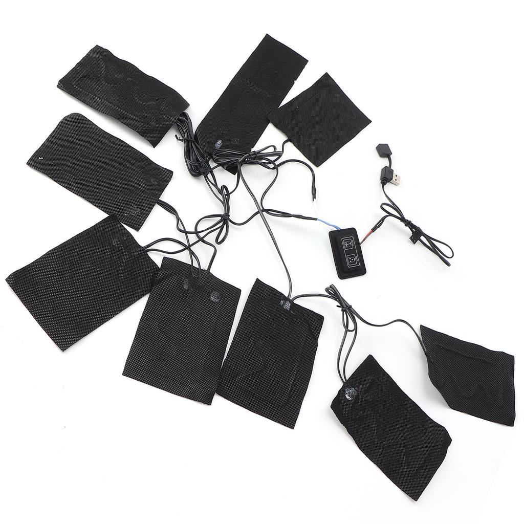 Elektryczne poduszki grzewcze Przenośny 3-biegowy podgrzewany arkusz z regulacją temperatury do odzieży kamizelkowej