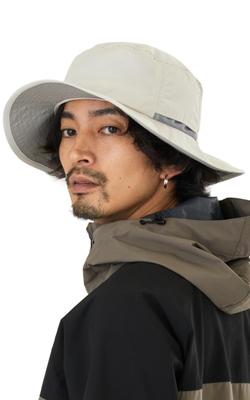 Outdoor Adventure UV [VALERIA] Men's Hat, Hat, Water-Repellent, Hat, Plain, Camping, Outdoor, Breathable, Foldable, Fashionable, Protection, Off-White
