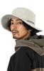 Outdoor Adventure UV [VALERIA] Men's Hat, Hat, Water-Repellent, Hat, Plain, Camping, Outdoor, Breathable, Foldable, Fashionable, Protection, Off-White