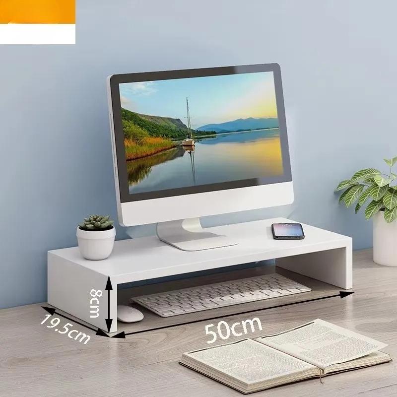 Desktop Computer Riser Stand Ideal for Dormitory Desks—Elevates Your Monitor To Improve Ergonomics and Free Up Space Underneath