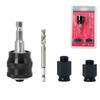 Woodworking Hole Opener Quick Stripping Pipe Self-locking Extensions Rod Quick Release Connecting Rod Power Tools