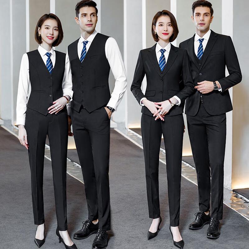 TLuoman Unisex Double-Button Business Suit Set