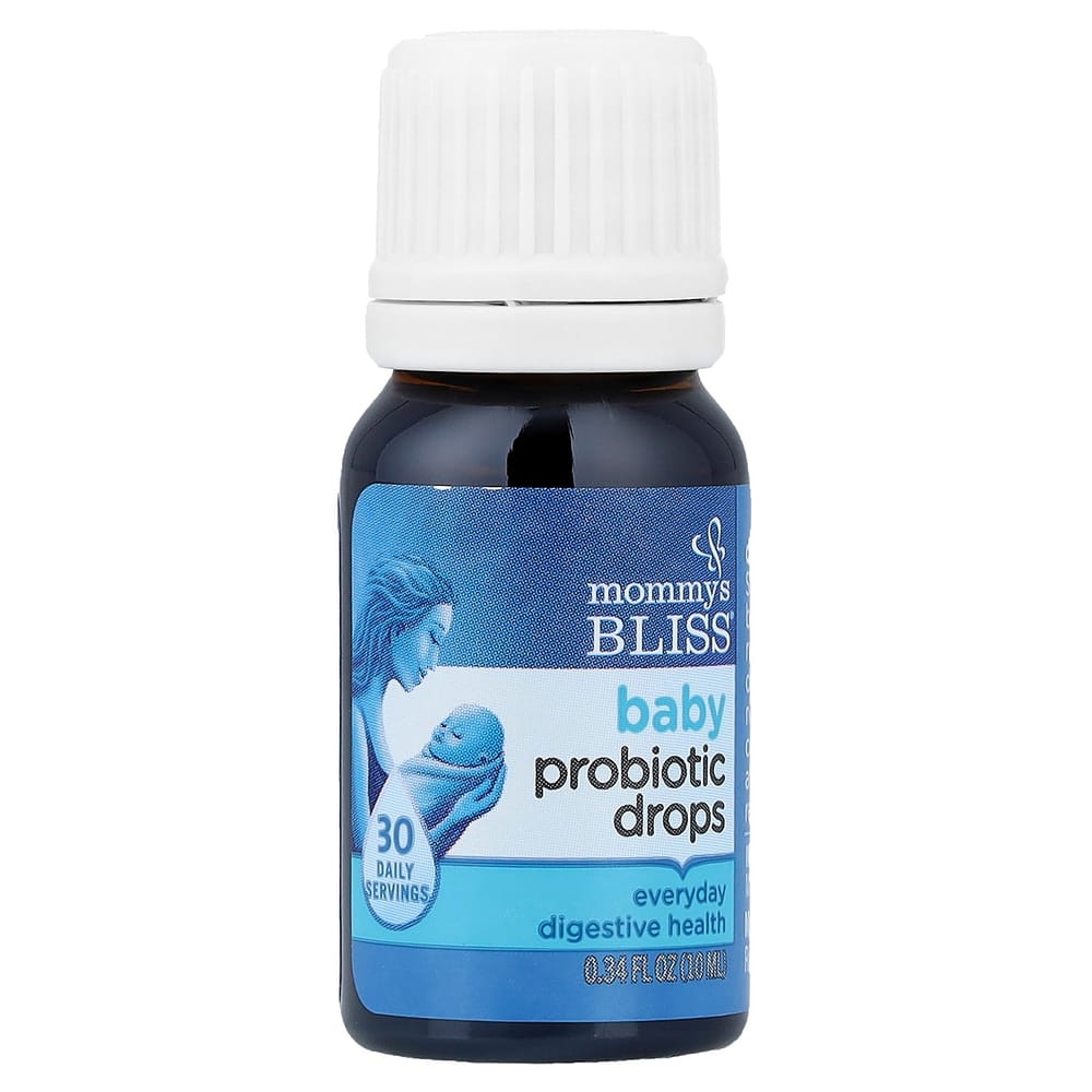 iHerb Mommy's Bliss Baby Probiotic Drops, Digestive Health for Newborns & Infants 10ml (0.34 fl oz)