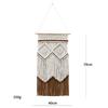 Bohemian Wandbehang Wandteppich Makramee Wanddeko Traumfänger Handgefertigte Handarbeit Für Schlafzimmer Wohnzimmer Dekor D40 x 70cm
