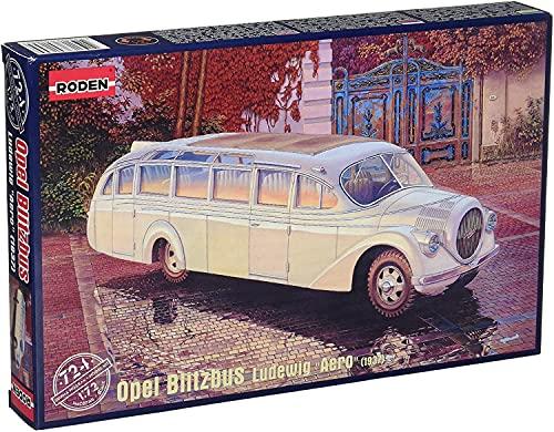 Roden 1/72 Scale German Opel Aero Provaganda Tourist Bus 1937 Plastic Model Kit RE72724