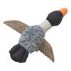 Wild Goose Dog Toy Indestructible Plush Toy Anxiety Relief Squeaky Duck Puppy Chew Toy for Small Medium Large Dogs Interactive Training