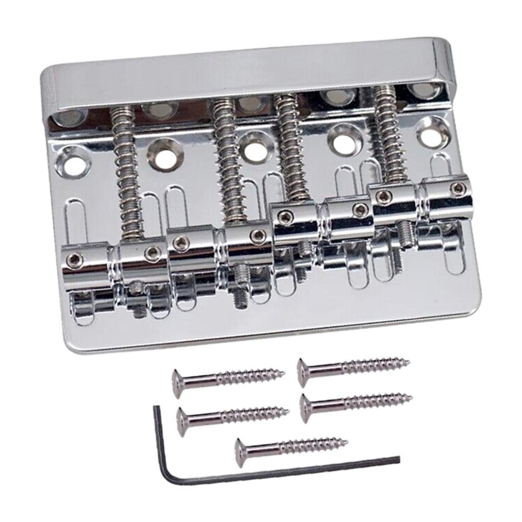 Zinc Alloy 4 String Hardtail Bridge for Precision Parts