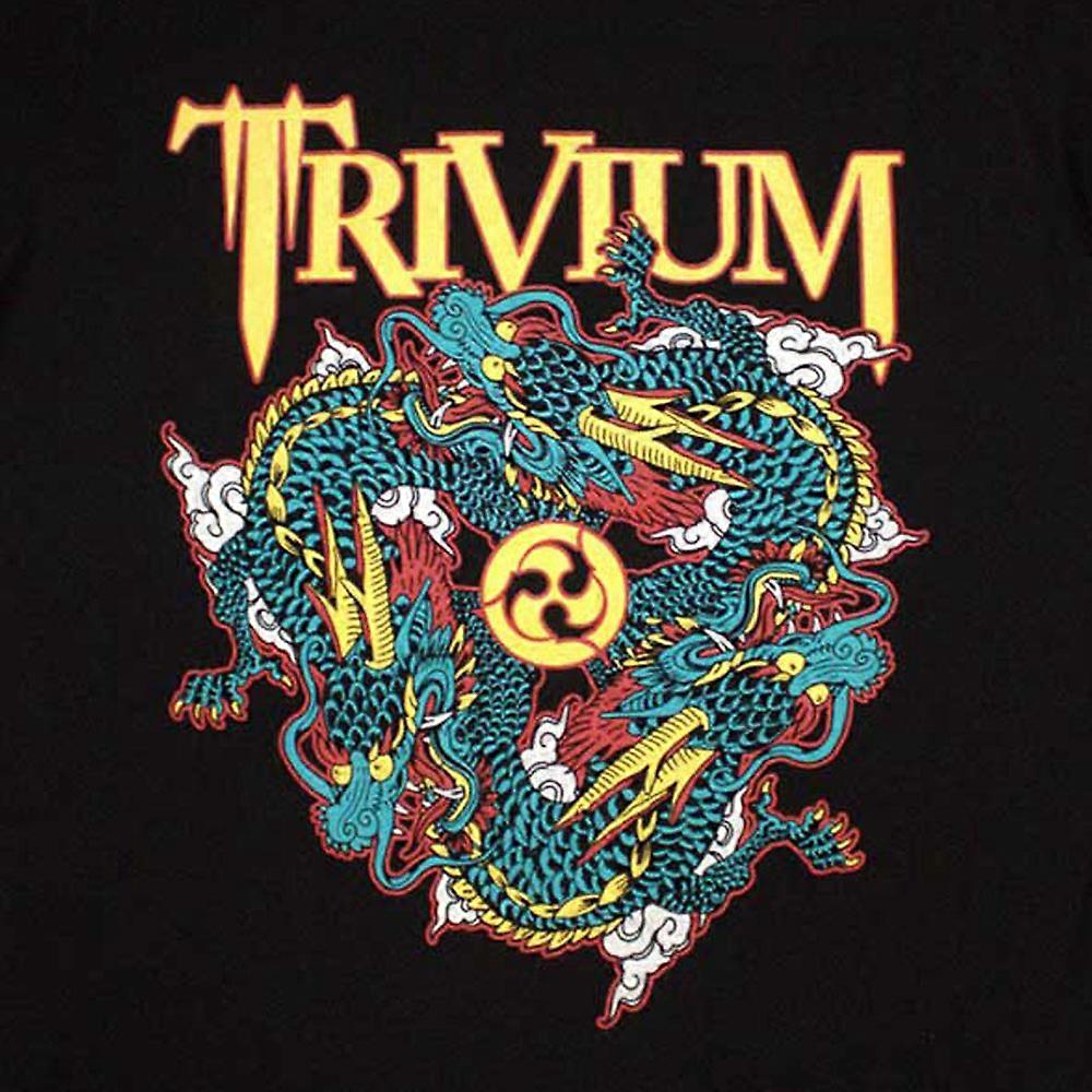 Trivium Unisex Adult Dragon Circle Pit T-Shirt