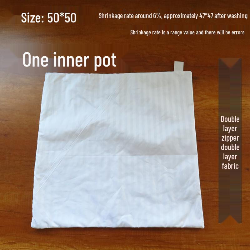 Non-Leak Buckwheat Pillowcase Set: Double-Layer Fabric & Zipper, Leak-Proof, Dust-Proof Inner Core Protector