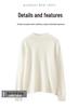 Women's Pure Cashmere Half-High Neck Pullover Sweater - Autumn/Winter Slim-Fit Knitwear