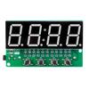 1 Set Multifunctional Diy Alarm Clock Kit Dc 5V Mini Weather Clock Soldering Practice Electronic Diy Digital Clock Kits