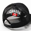 1pc "CANADA" Printed Half Mesh Baseball Cap Outdoor Simple Fashion Sun Hat Lightweight Portable Wear Accessories for Men & W