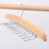 Tie Rack Tie Hanger 24 Hooks Wooden Tie Organizer, Tank Top Hanger, Belt Organizer For Closet,With Upgraded 360°Rotating, Belts