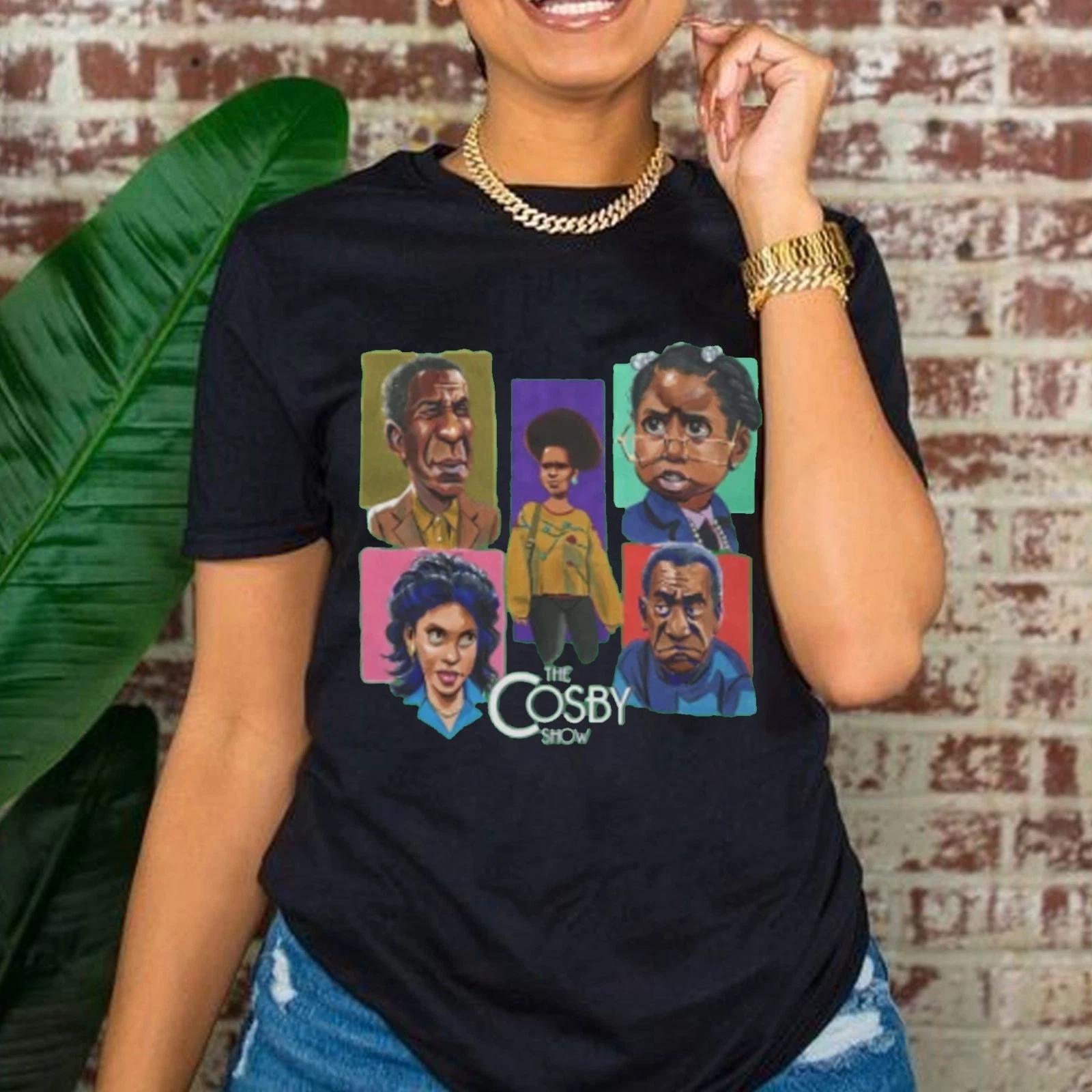 The Cosby Show Funny Cartoon Art T-shirt, Retro The Cosby Show Series Fan Tee S