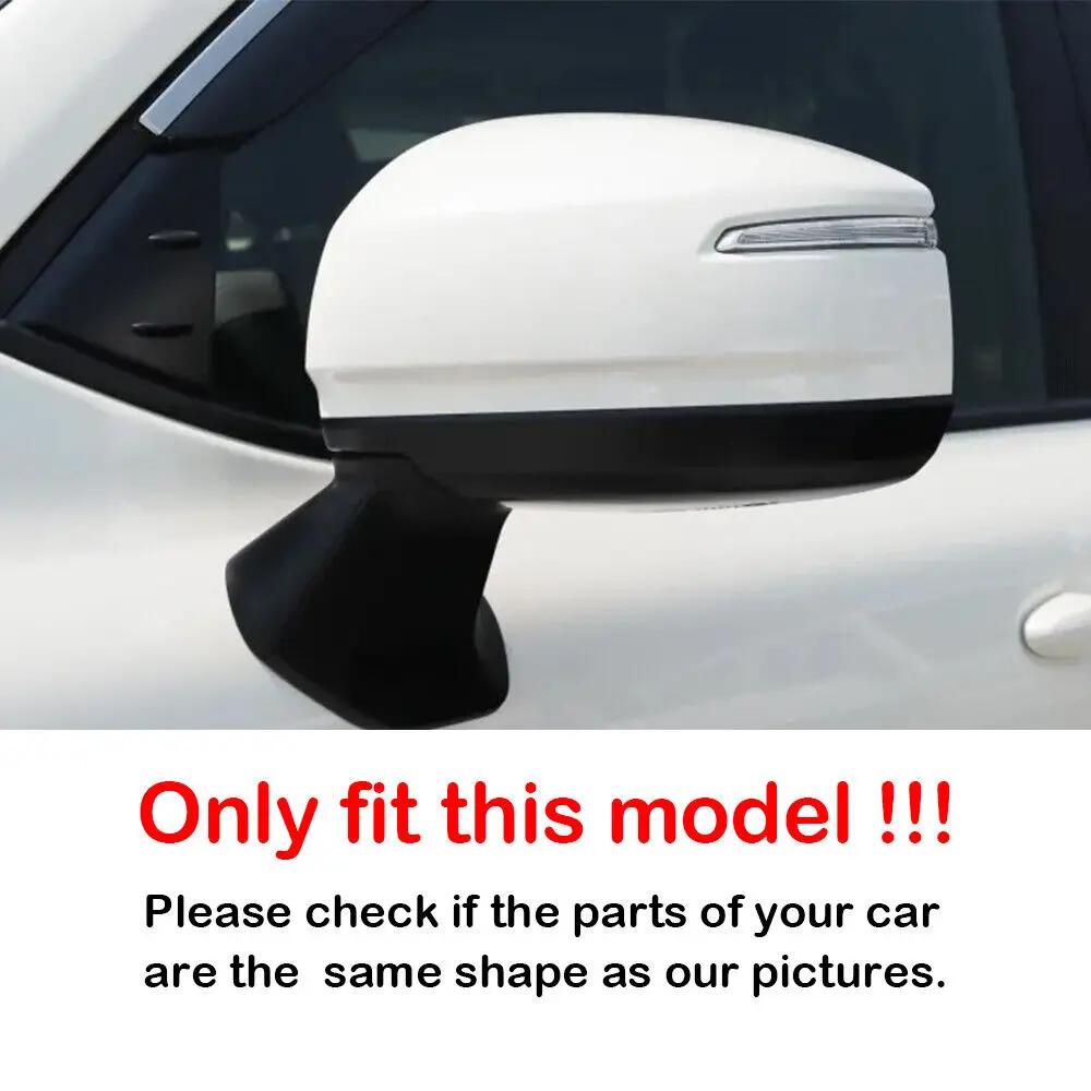 For Toyota Land Cruiser LC300 2025-2025 Car Sticker Rearview Side Mirror Cover Wing Cap Exterior Door Rear View Case Trim ABS