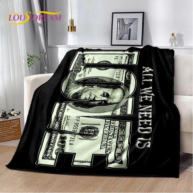 

Одеяло с 3D рисунком в долларах, евро, фунтах денег, мягкое одеяло для дома, спальни, кровати, дивана, пикника, офиса, путешествия, подарок для ребенка 125x150cm 50x60inch