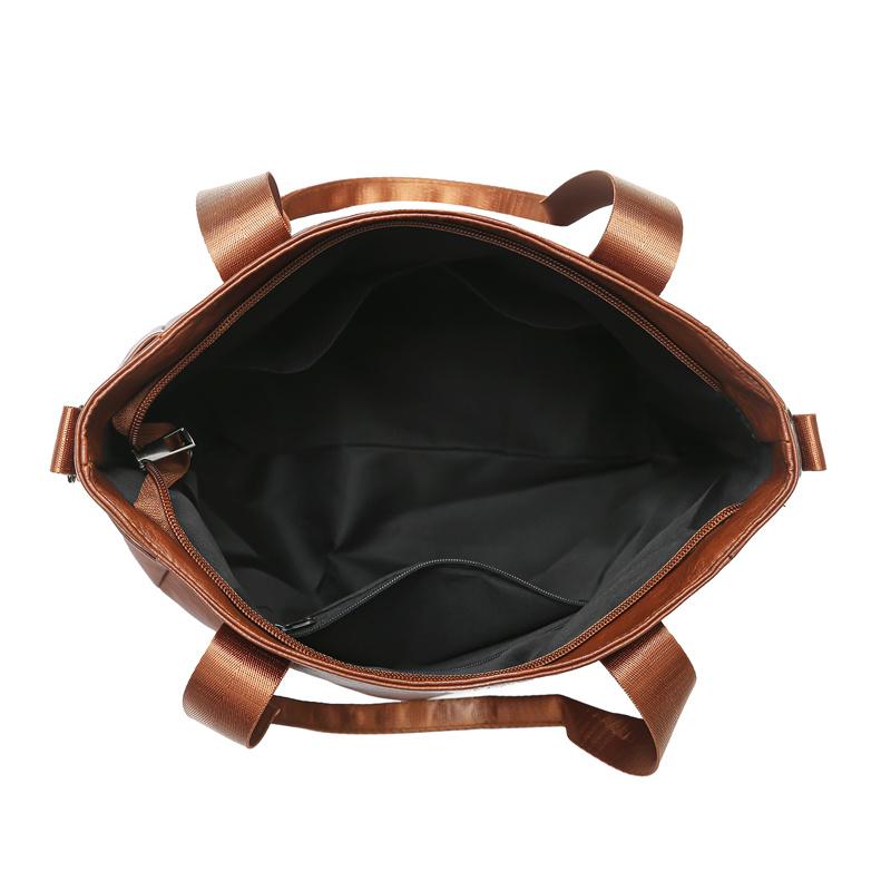 Large Capacity Multi-Function Bag Women's Shoulder Handbag Vintage Commuter Tote Bag Multi-Compartment Crossbody Bag