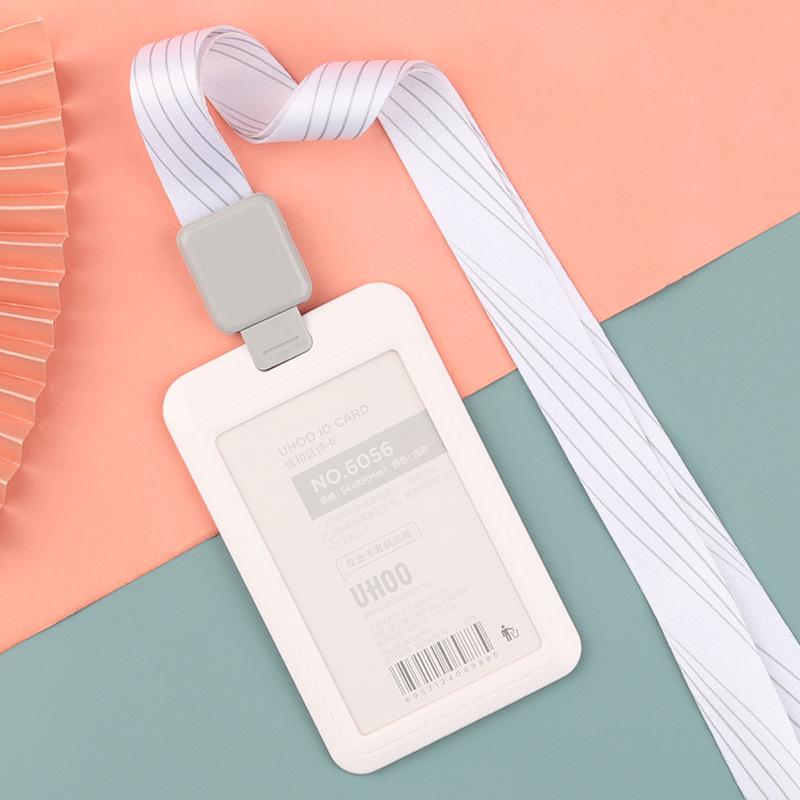 

Удобный держатель для карт с выдвижной катушкой для бейджа Персонал компании Больница Доктор Медсестра Рабочий держатель для карт белый