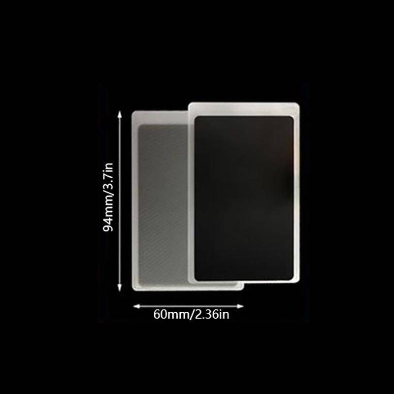 Praktische Persönliche Informationsschützer Mehrzweck Bankkarte Ausweis Datenschutzhülle Langlebiges PVC Anti-Peeping Karte H