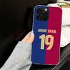 L-Lamine Y-Yamal 19 Hülle für iPhone 13 12 Mini 11 Pro Max Weiche Handyhülle X XS XR 7 SE 8 Plus 6 6S 5 5S Silikon Schwarze Capa